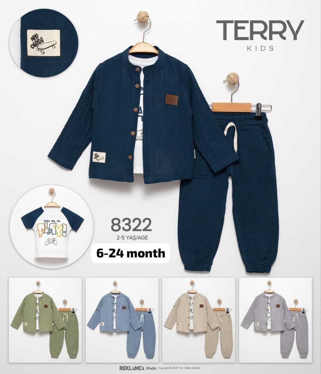Terry Kids AYLIK TAKIM